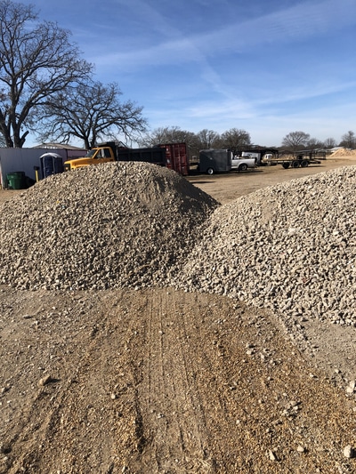 Crushed Concrete, Recycled Asphalt, Pea Gravel